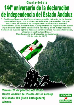 despeña bandera Almería