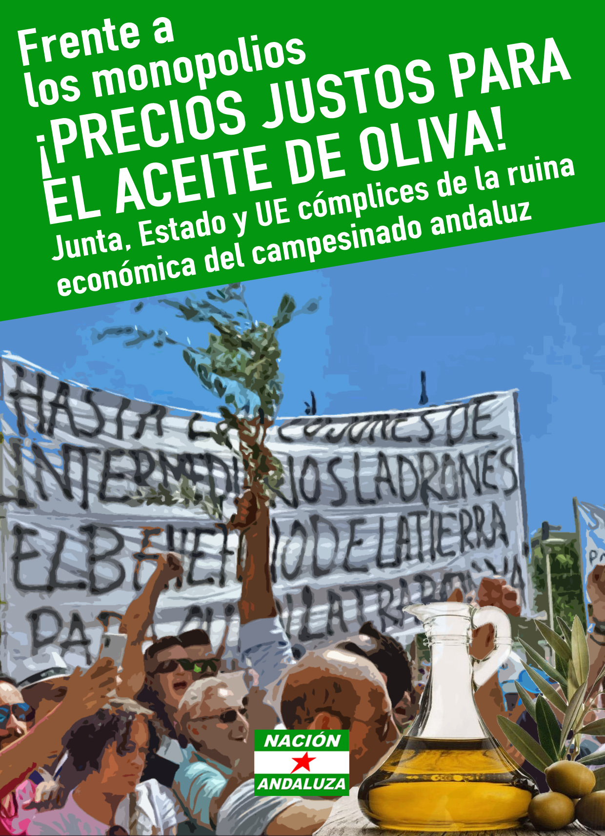 Díptico aceite oliva